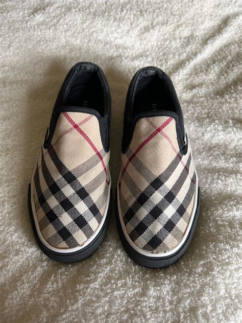 burberry slip on shoes.